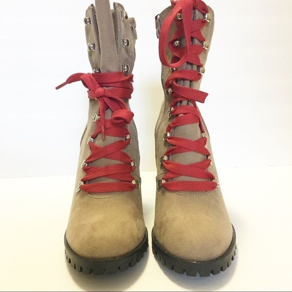 Material Girl Womens Hazil Lace-Up Booties - Picture 2 of 11